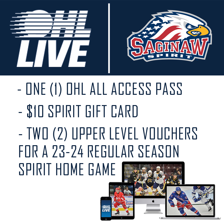 OHL Live Season Pass Saginaw Spirit Store