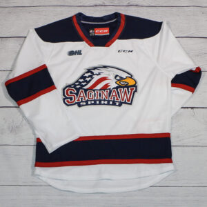 Saginaw Spirit - Live post game jersey auction tonight! Be sure to stick  around following the game for your chance to bid on a special Hockey for  the Homeless Saginaw Spirit Game